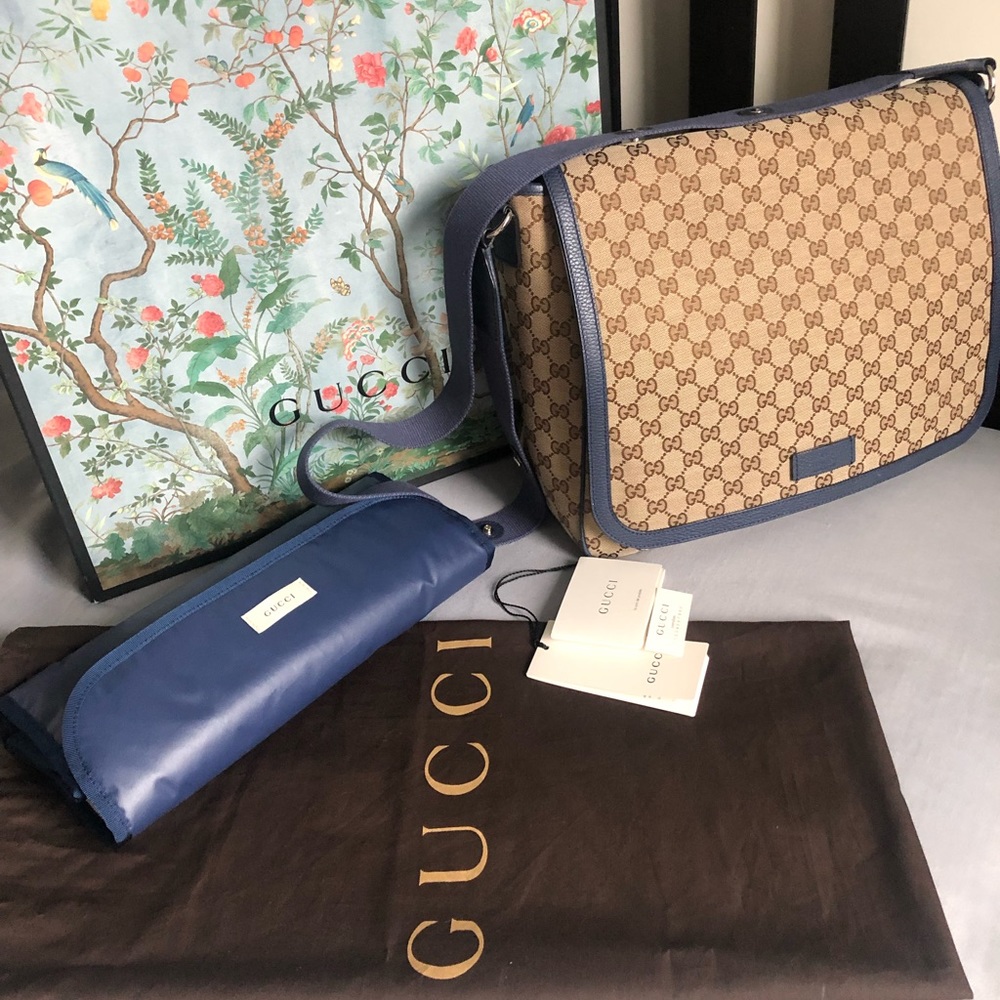 Authentic Gucci diaper bag